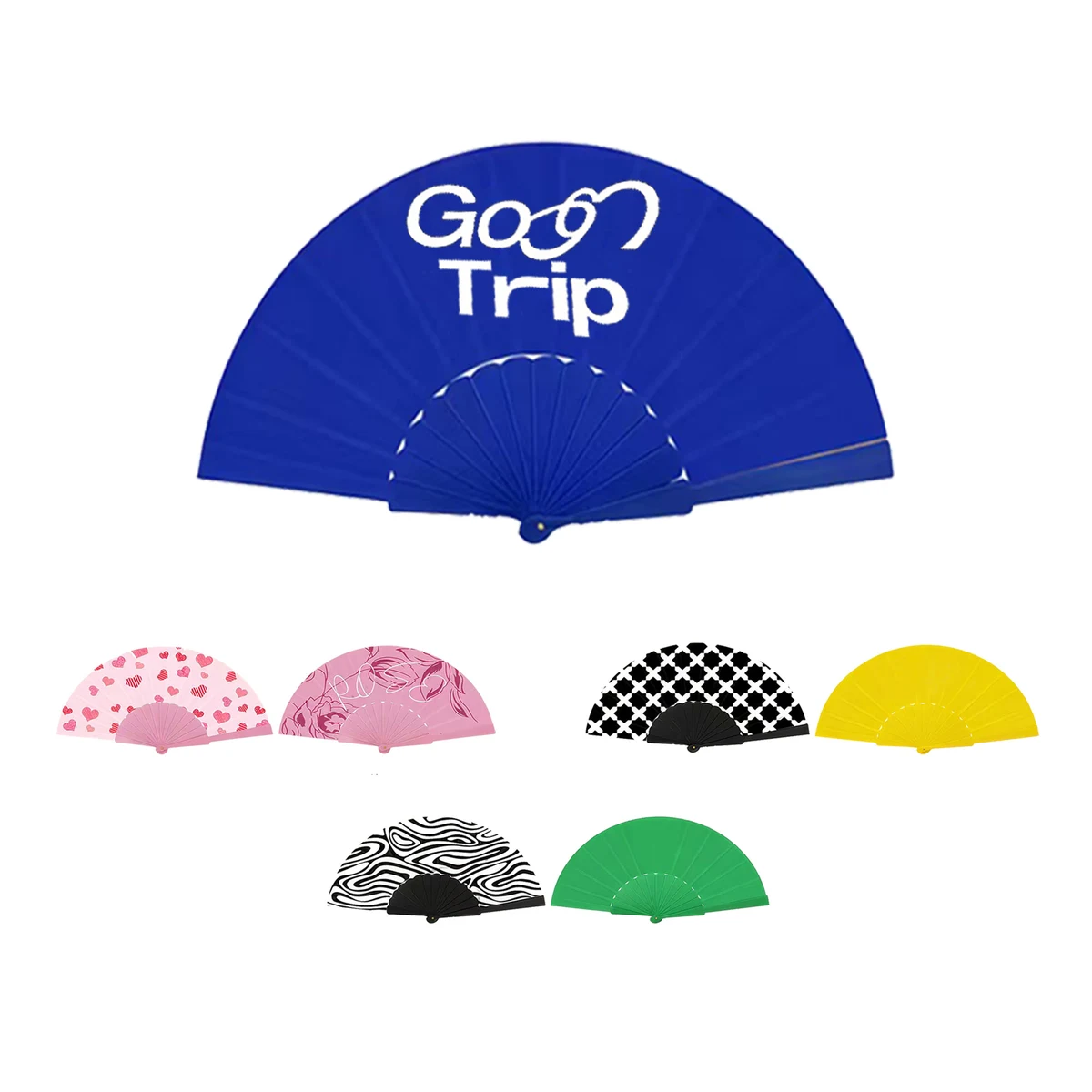 Folding Plastic Fan 1