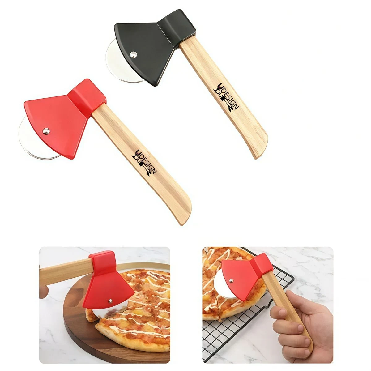 Creative Axe-Shaped Pizza Cutter 1