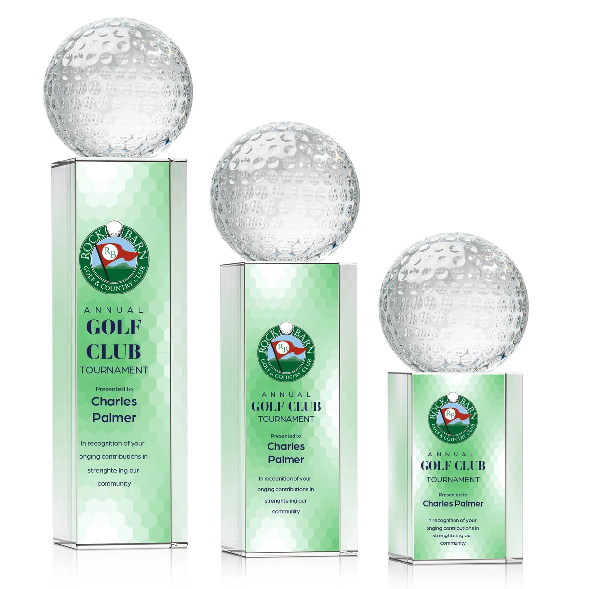 Golf Ball VividPrint™ Award on Dakota 1