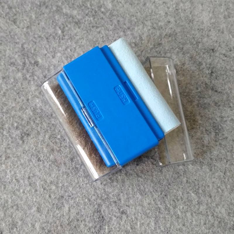 Screen Double Sided Cleaning Brush With Cloth