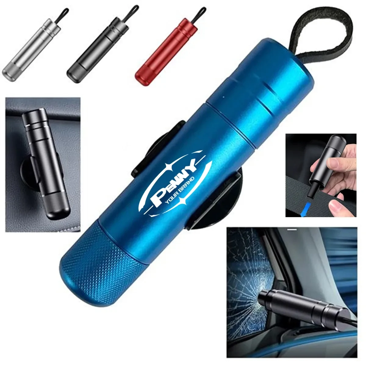Car Safety Hammer Window Glass Breaker and Seat Belt Cutter 1