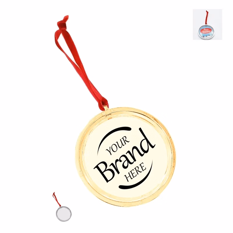 Spinning Christmas Photo Frame Ornament