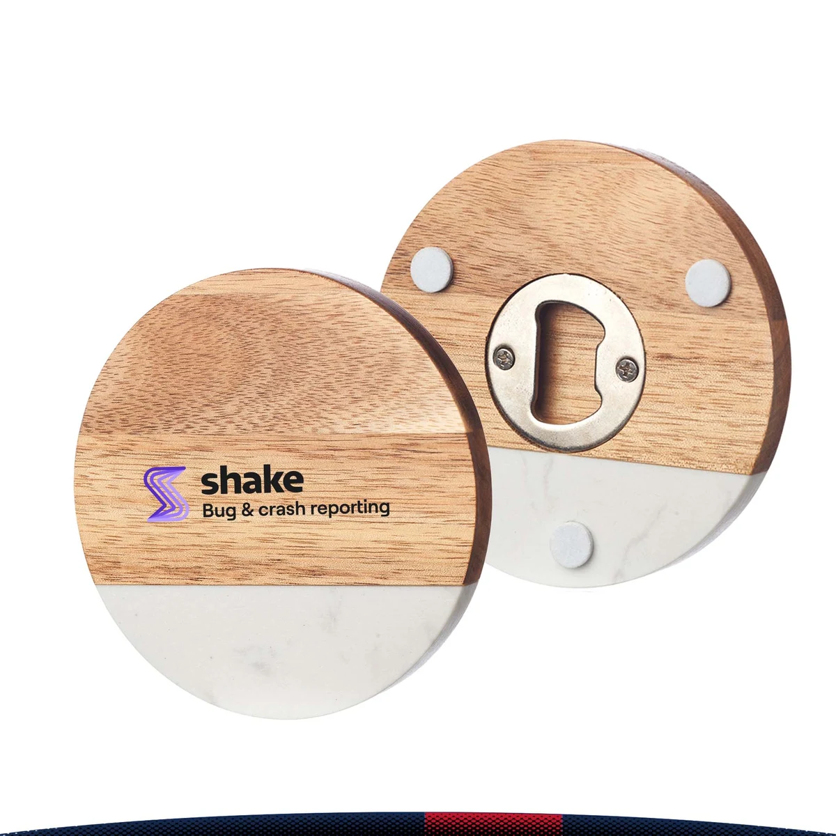 Hoisa Round Wood Coasters 1