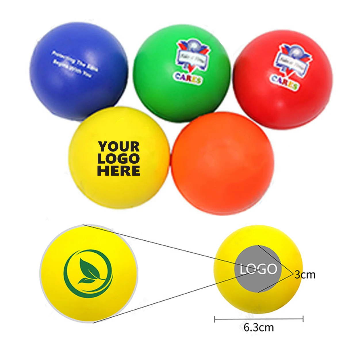 2.5in Custom Stress Ball 1