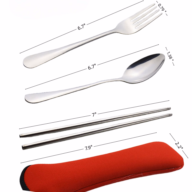 3-in-1 Stainless Steel Cutlery Set