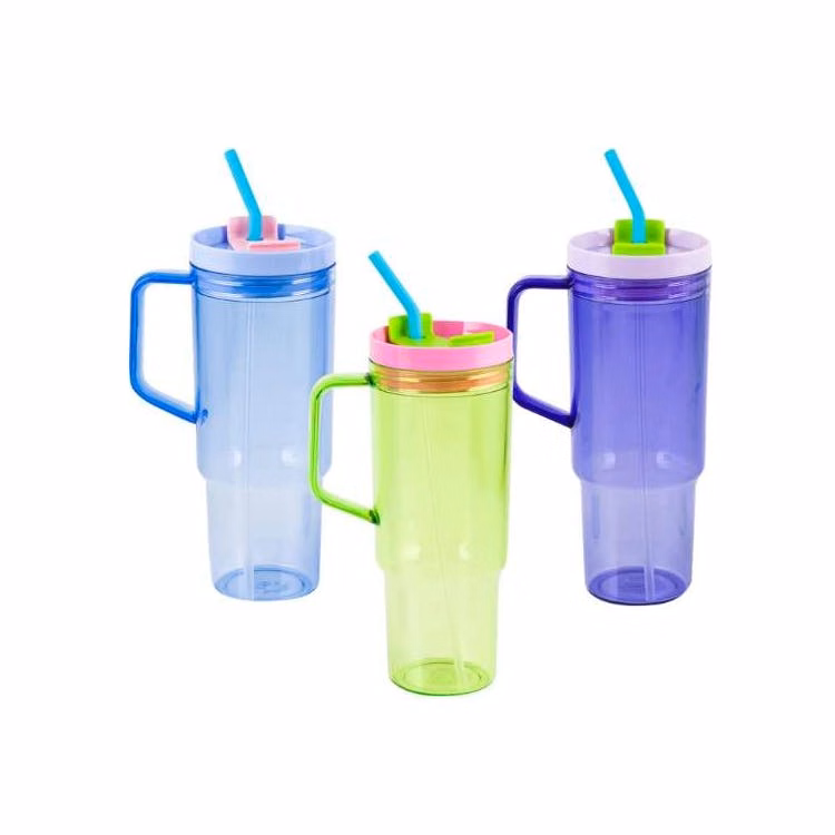 Tumblers with Straw - 40oz Assorted Colors