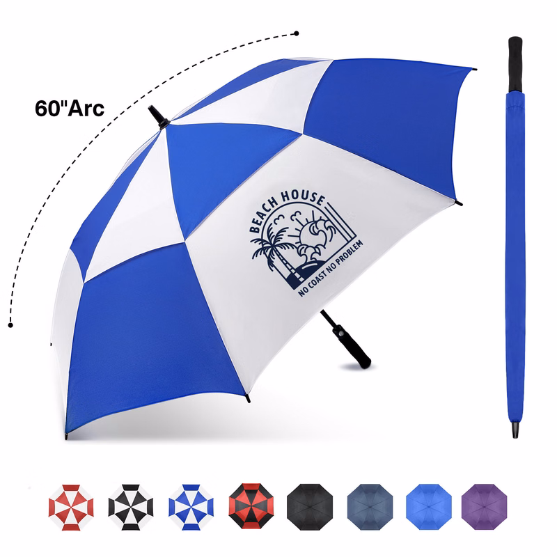 60'' Vented Auto-Open Golf Umbrella