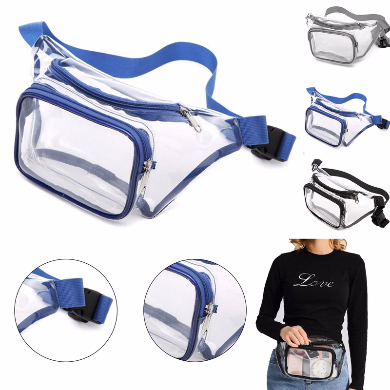Clear Zipper Fanny Pack
