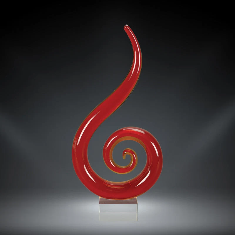 Red Fire Art Glass 1