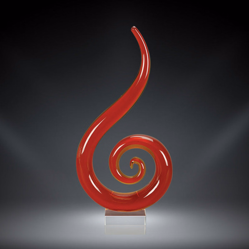 Red Fire Art Glass