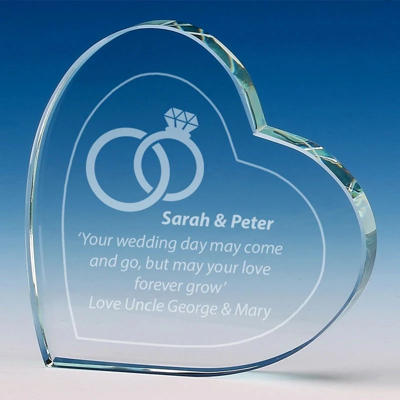 Optic Crystal Heart Award 1