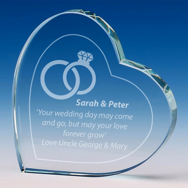 Optic Crystal Heart Award