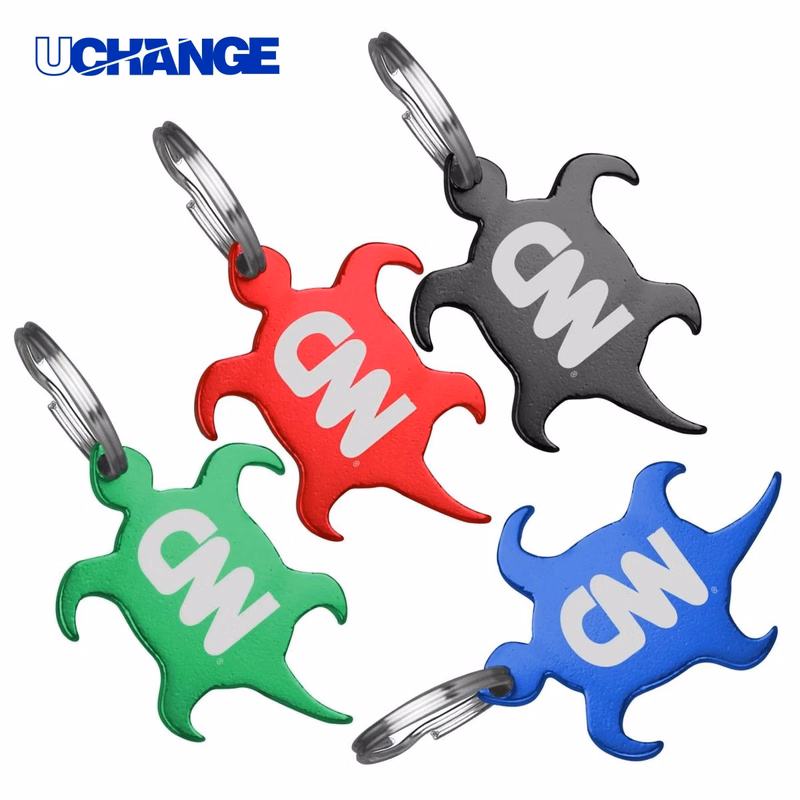 Turtle Shaped Bottle Opener Key Holder Coastal Theme Bar Tool