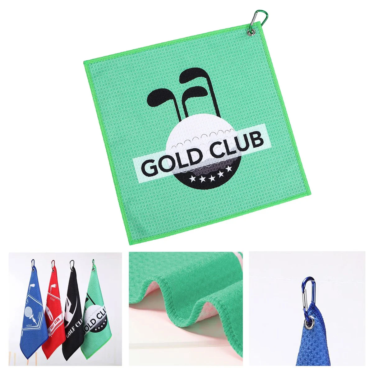 Durable Waffle Golf Towel for Outdoor Sports 1