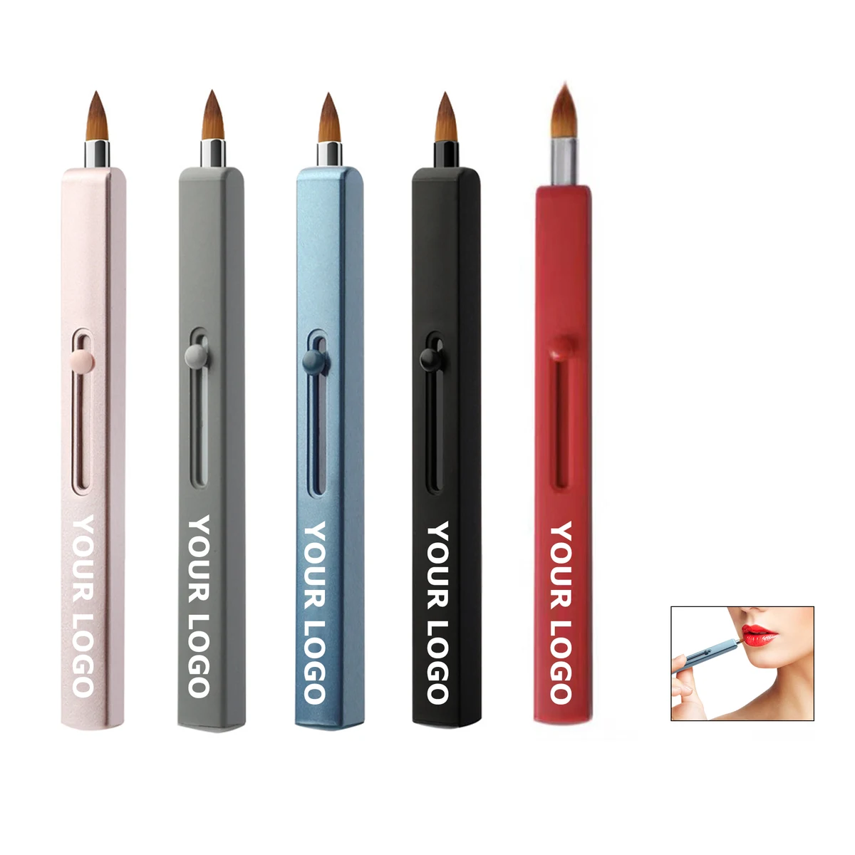 Stretchable Lipstick Brushes 1