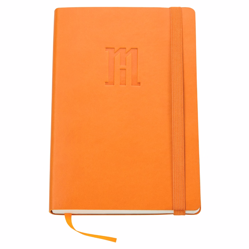 Pavia Orange Soft Cover Journal 8.5" x 5.5"
