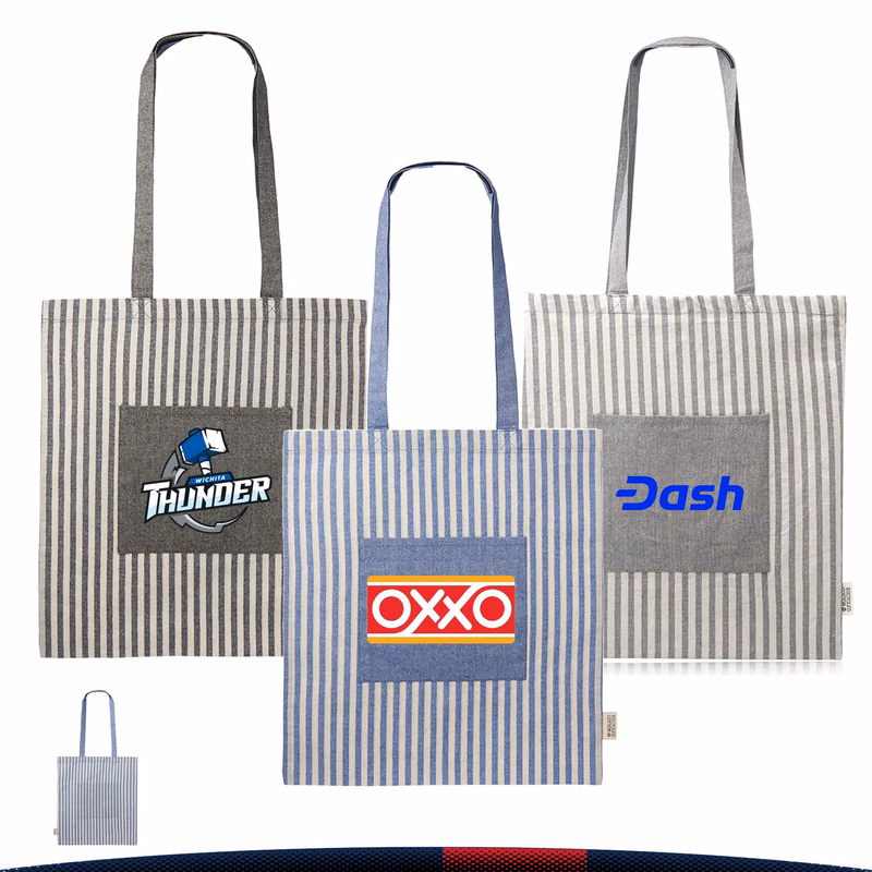 Gomoc Striped Tote Bags