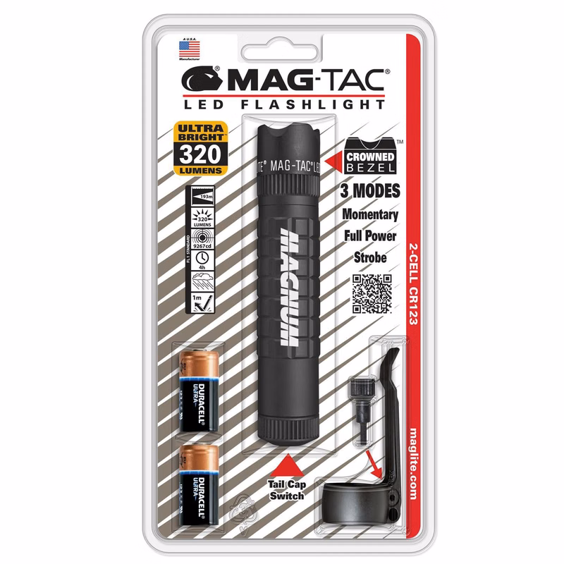 Maglite® Mag-Tac® LED Flashlight - Bezel Edge