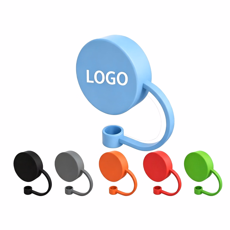 Custom Silicone Straw Topper Cap