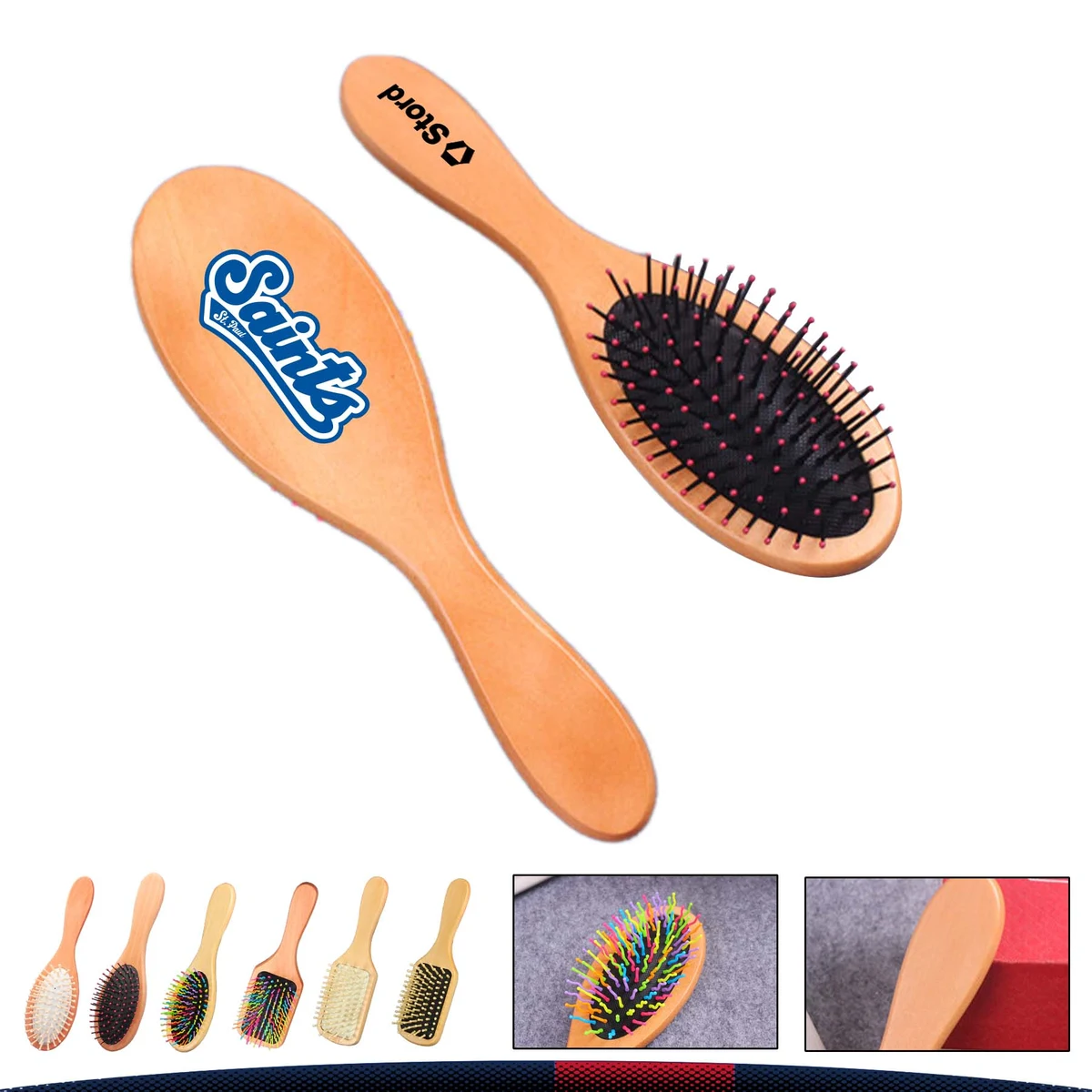 Wooden Air Cushion Comb 1