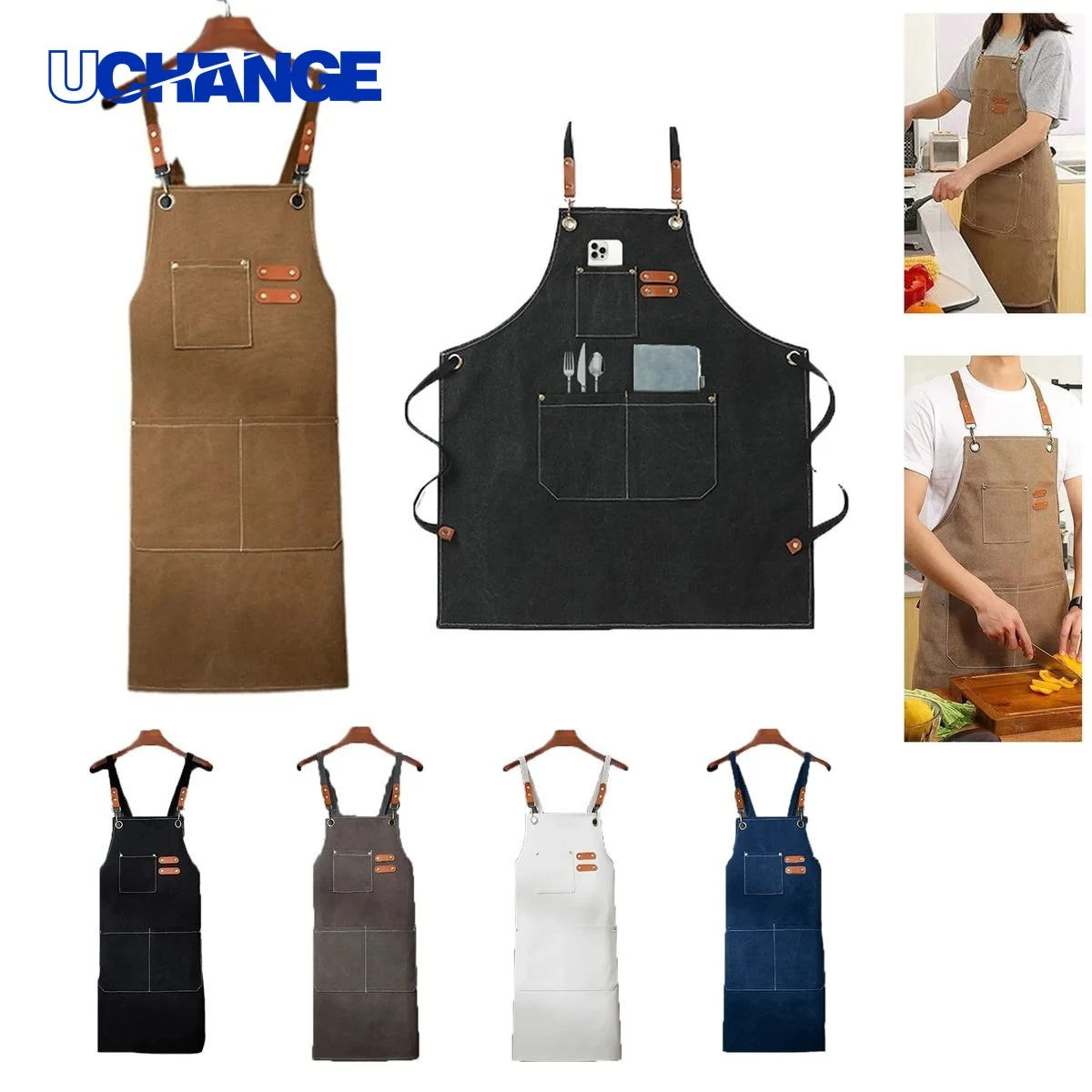 Canvas Waterproof Work Apron 1