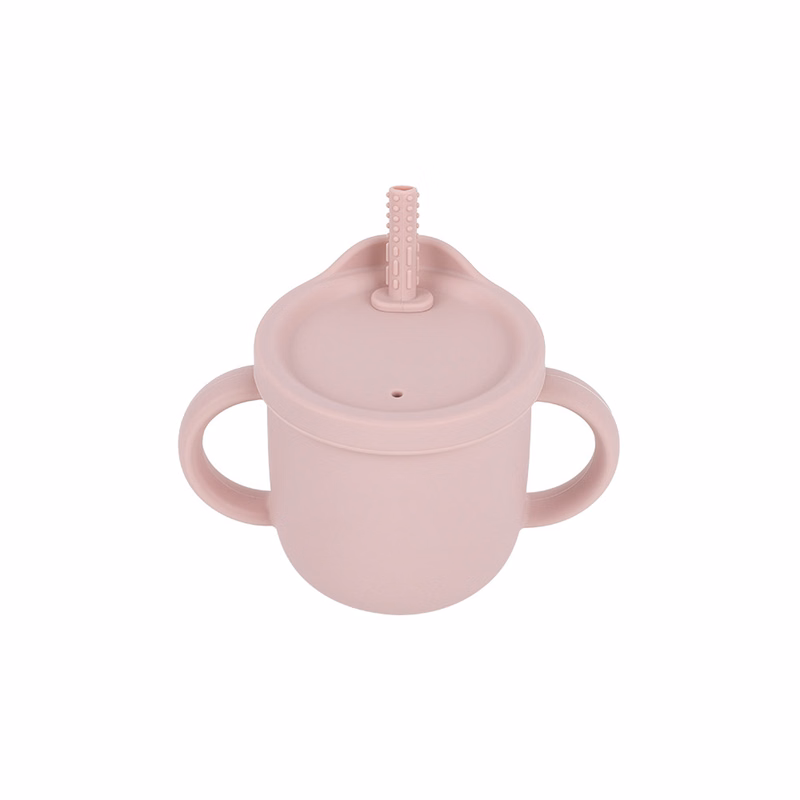 8.7OZ Food-Grade Silicone Children's Water Bottle