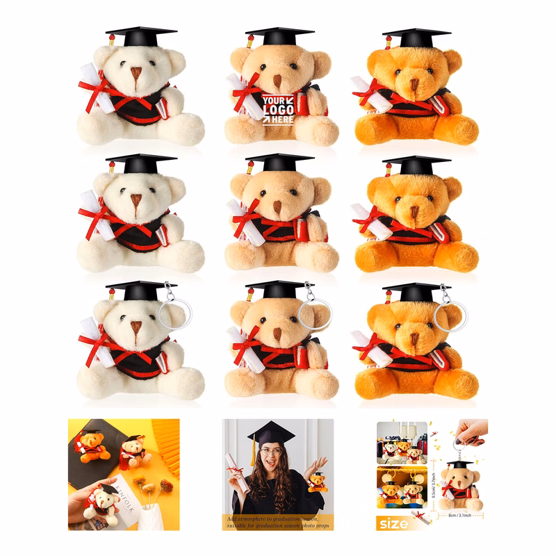Mini Graduation Teddy Bear