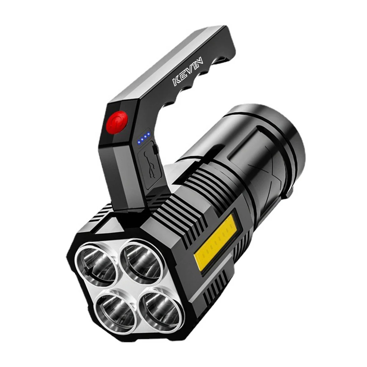 USB rechargeable high power LED camping flashlight 1