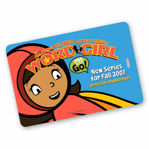 Full Color Write On Tag w/ Flexible Plastic Loop Strap (Rectangle 4"x6")