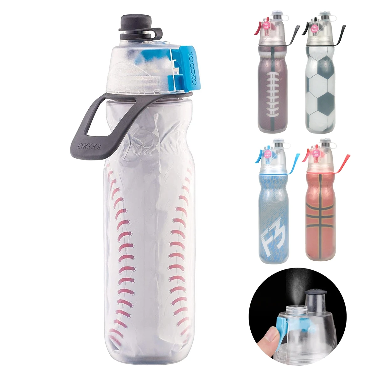 20Oz 2-In-1 Misting Water Bottle 1