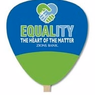 Stock Guitar Pick Shaped Fan