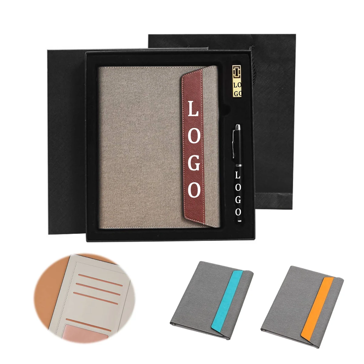 Gift Set With Journal Pen And Flash Drive 1