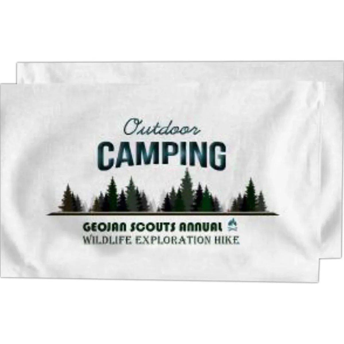 Sublimated Half-Bleed Microfiber Terry Sports Towel, 15x25 1