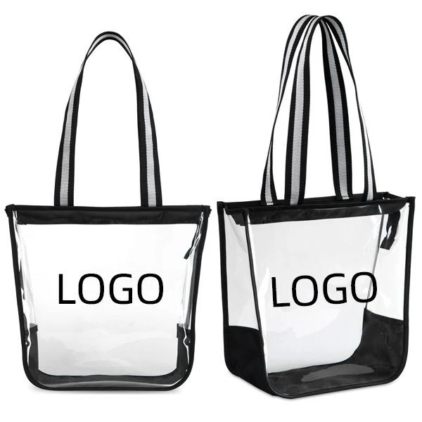 Zippered Clear Tote Bag 1
