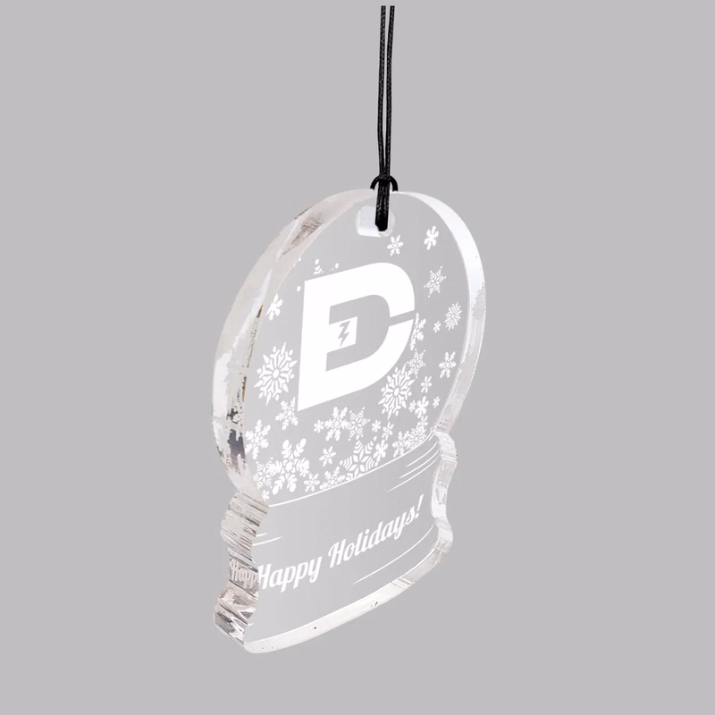 Custom Laser Etched Acrylic Ornaments