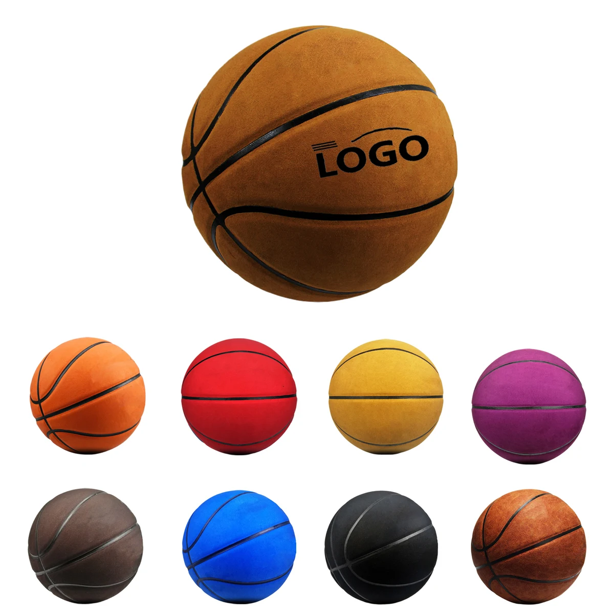 Size 7 Suede Leather Basketball 1