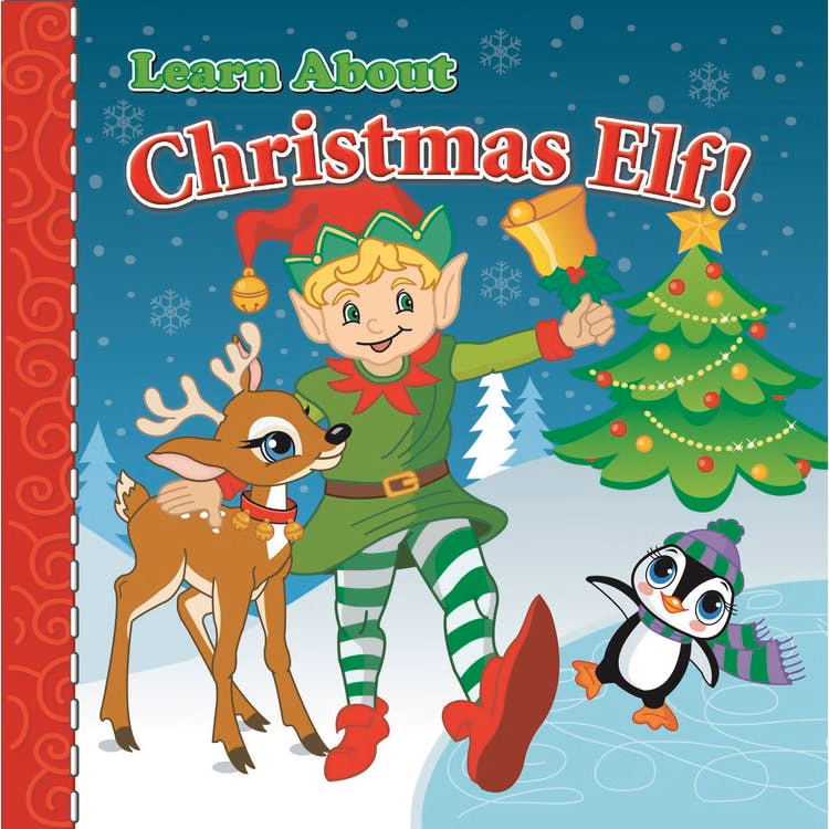Learn About Santa's Elves! Storybooks - 12 Pages Ages 2-7