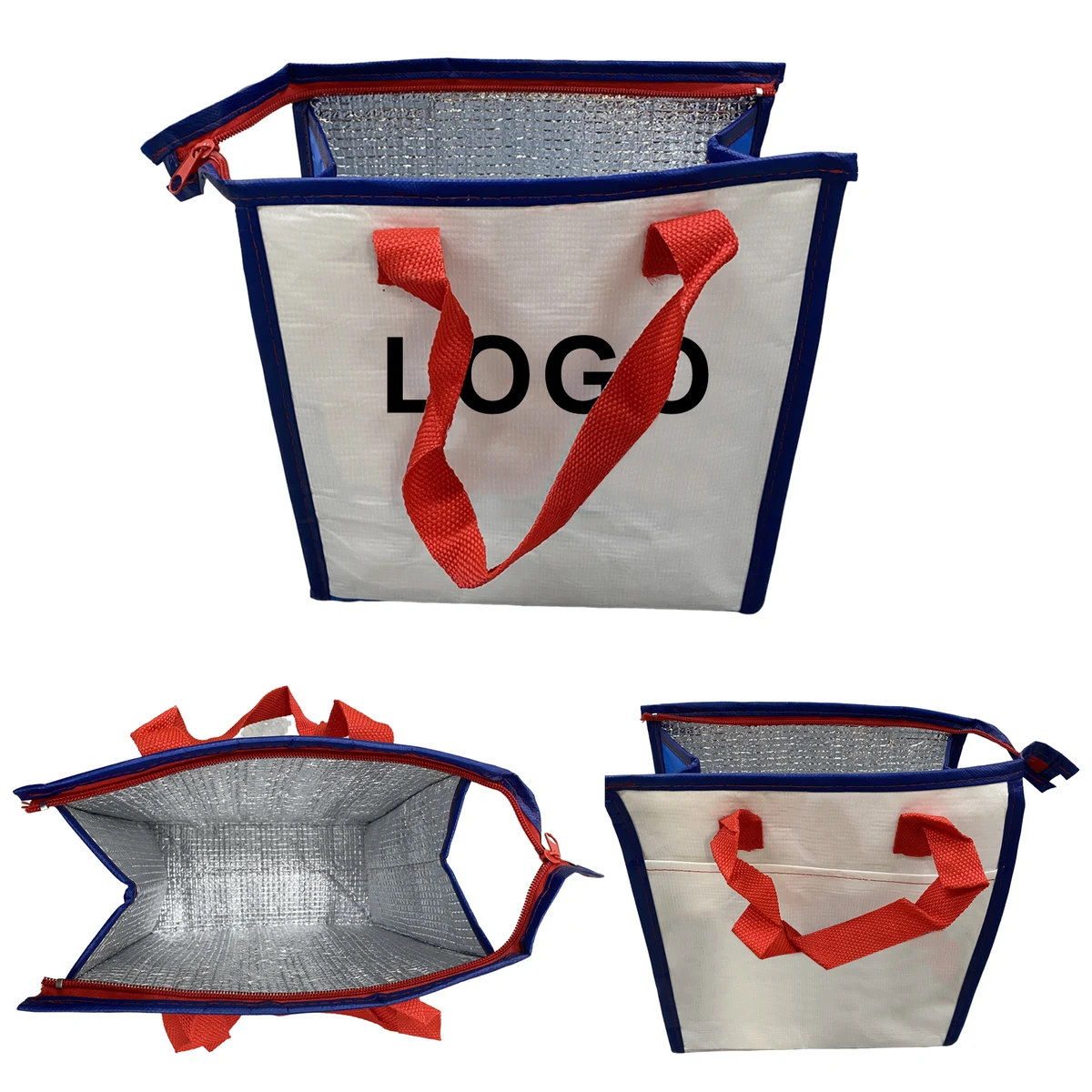 Cooler Insulated Tote Bag with Front Pocket 1