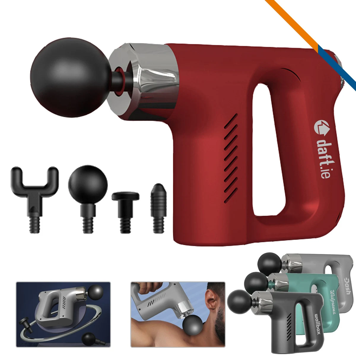 Fabia Massage Gun with Grip 1