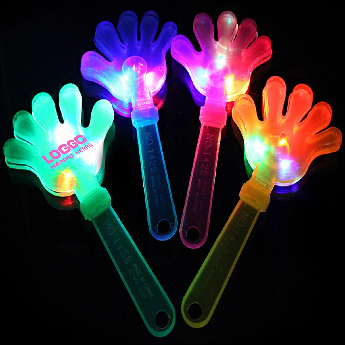 Colorful Light Up Cheer Clapper 1