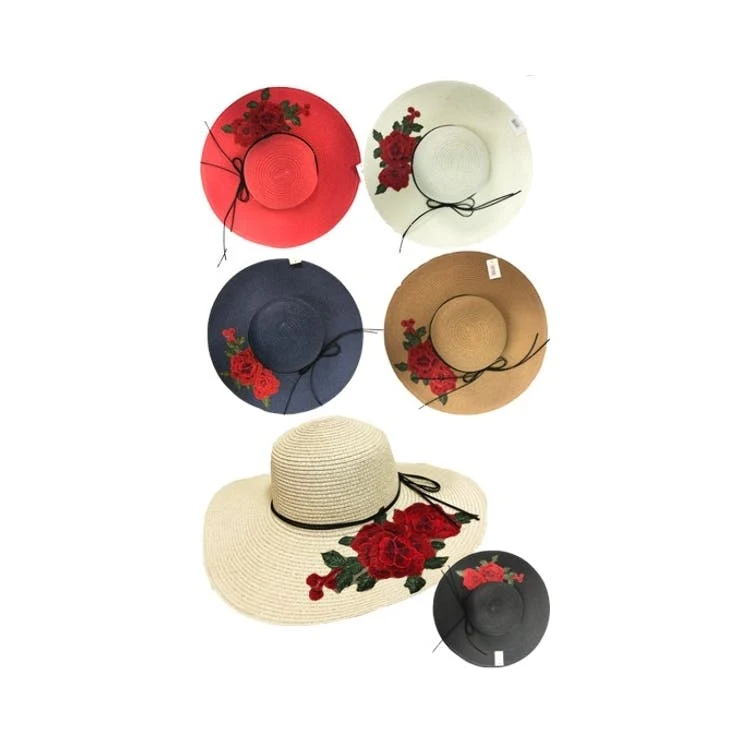 Floral Sun Hats - Assorted 1