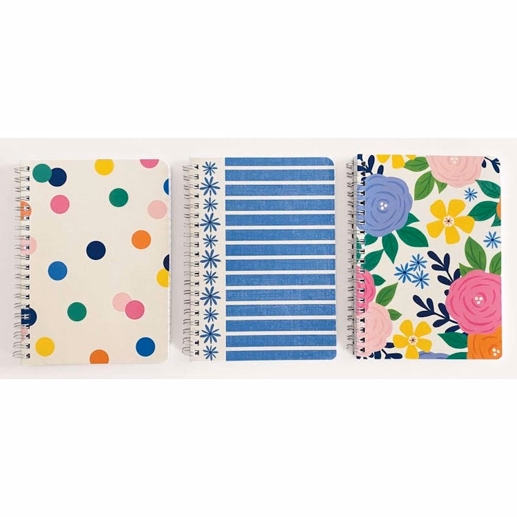 Personal Notebooks - 3 Fashion Covers 7" x 5"