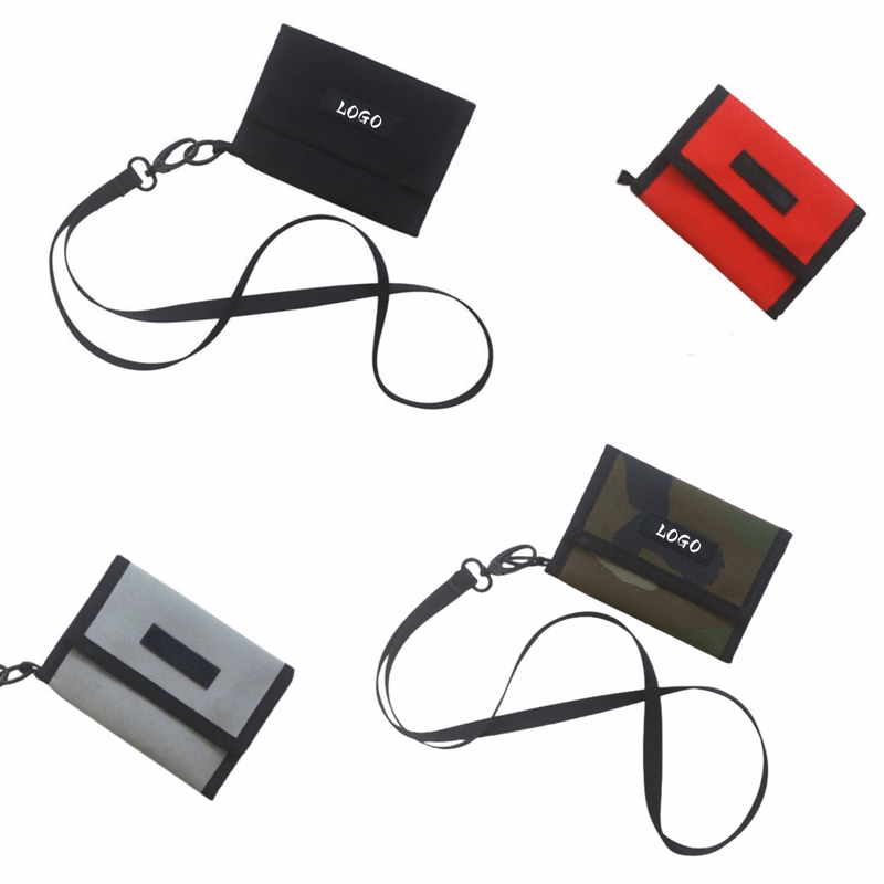 Minimalist Neck Wallet With Lanyard