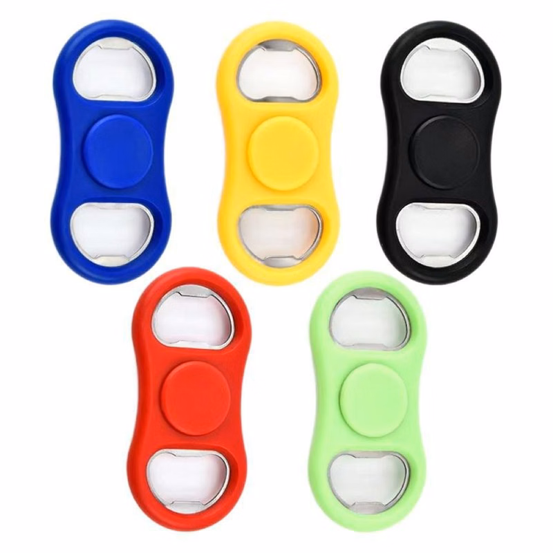 Fidget spinner bottle opener