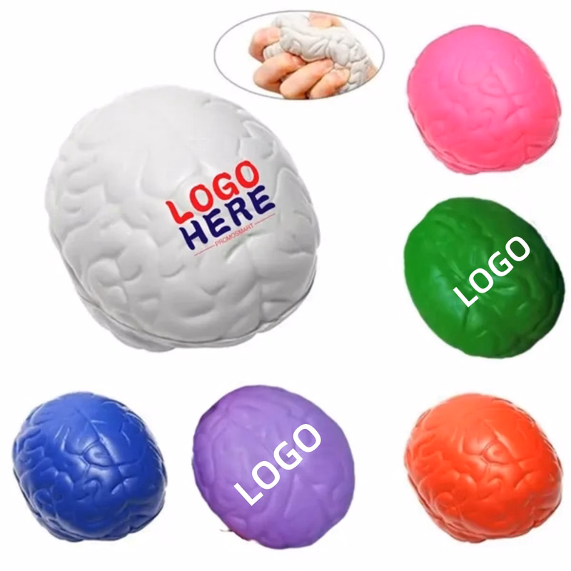 PU Brain Shape Stress Ball