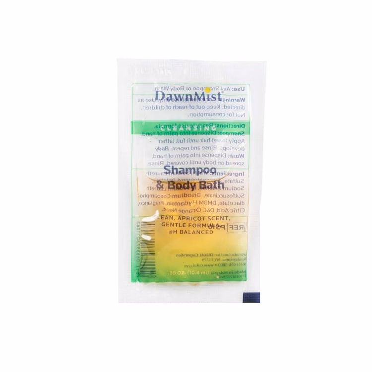 Shampoo and Body Bath Packets - 0.35 oz