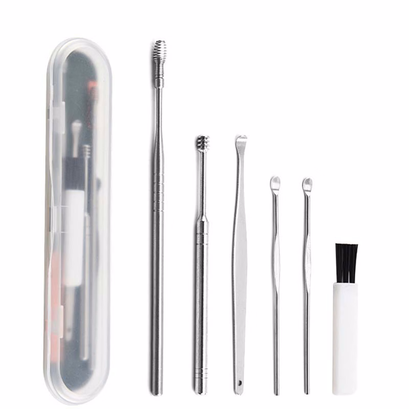 6 Pcs Ear Pick Cleansing Tool Set