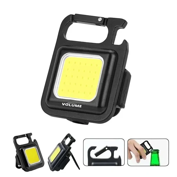 Custom Aluminum Rechargeable COB Work Light with 500mAh Battery — Multi-Use Emergency 1