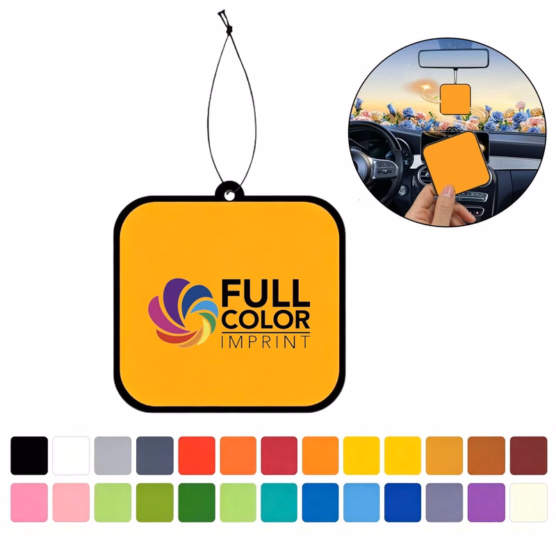 Full Color Custom Hanging Car Air Freshener