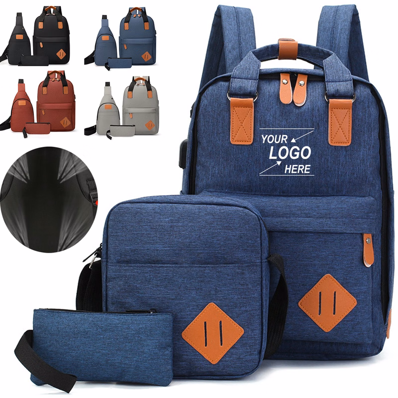 3-in-1 Business Laptop Backpack Set